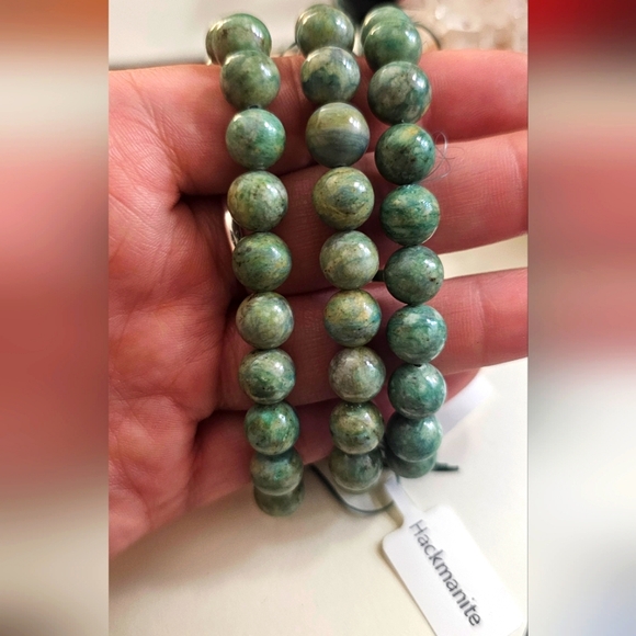 Natural Hackmanite Bracelets set of 3 - Picture 1 of 1